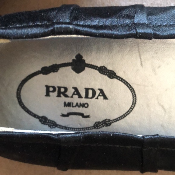 Prada black flats size 37 - Picture 2 of 4